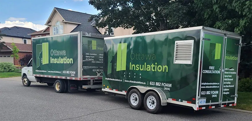 Ottawa Insulation truck Ottawa Insulation is mobile! We bring quality insulation to your front door.